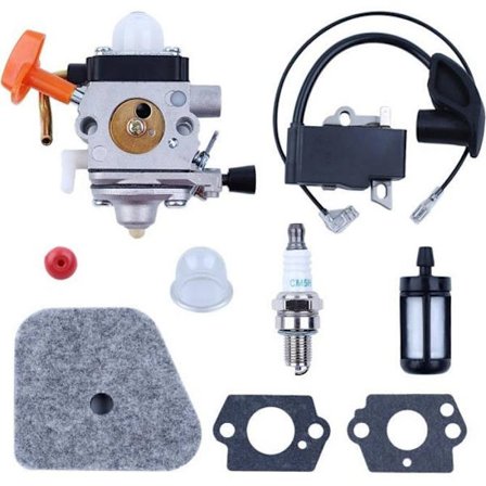 Forgasser tennspolefilter kompatibel med Stihl FC90 FS90R FS100R FS 110R 130R Trimmer Hg