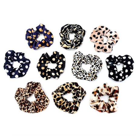 3st Velvet hair Scrunchies, hårsnoddar , hårband , Hair bands