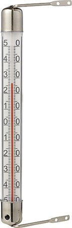 VIKING Utetermometer i Stål