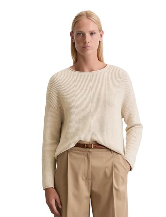 Marc O'Polo Pullover Long Sleeve - Cream - XL
