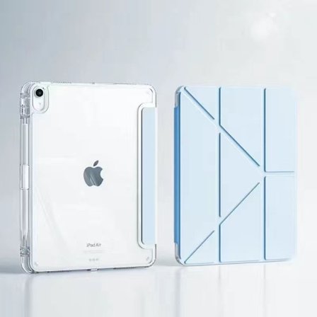Stilig etui for iPad 2021 9 10.2" Isblå Y 3" Trifold Hard Fold