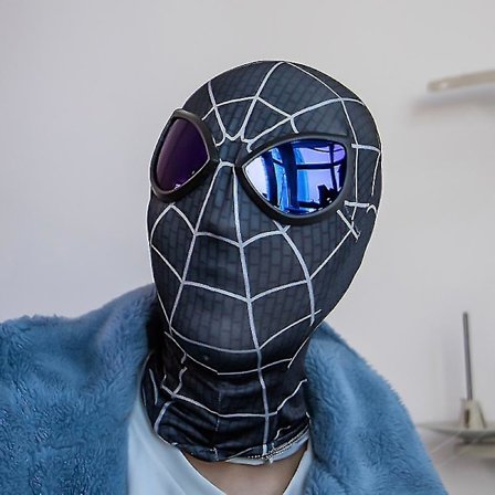 Spiderman Maske Hodeplagg Spider Man Cosplay Scene Rekvisitter Takk!!