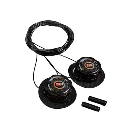 2 stk. Elastiske snørebånd med automatisk skruelås til nem fastgørelse af sko