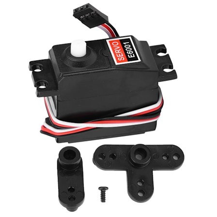 6KG E6001 Plastgir Analog Servo for HSP 94105 94106 94166 1/10 RC Bil