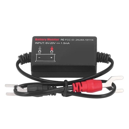 Batterimonitor BT 4.0 Mobile APP Monitoring Tester för 12V bilbatteri 6‐20V ingång
