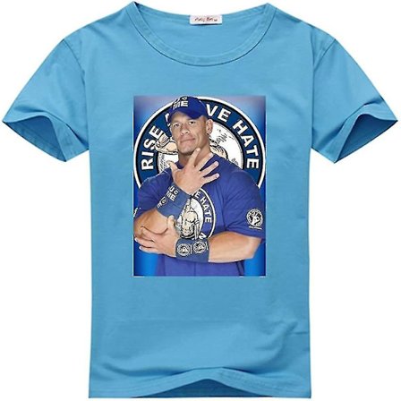 Diytshirt John Cena T-shirt, Custom Herr klassisk 100 % bomull T-shirt med John Cena