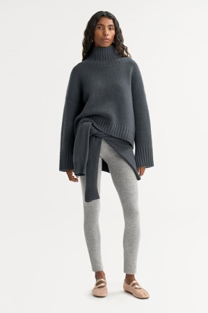 Soft Goat - Girlfriend Turtleneck - S - Anthracite