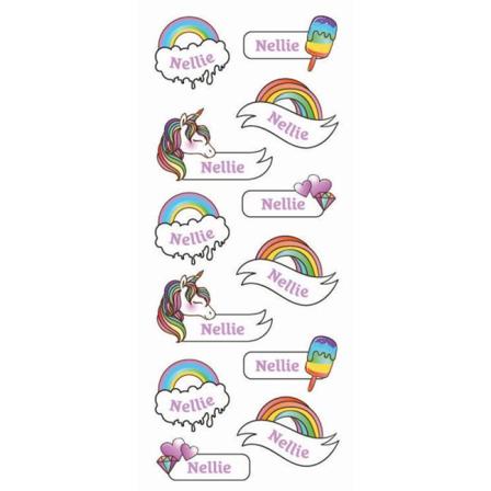 Namnstickers Nellie - Tinka