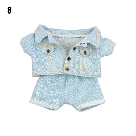 10 cm Dockkläder Modejacka i bomull 8 8