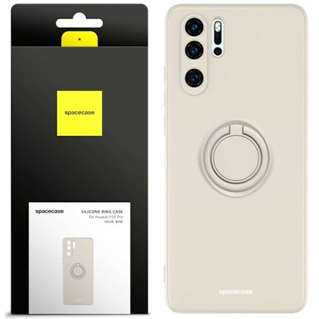 Spacecase Cover Silikon Täckring För Huawei P30 Pro Bone