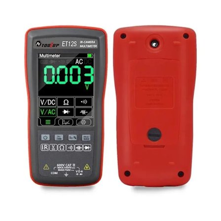 Termisk Imaging Kamera Multimeter 2 IN 1 Thermal Imager 2,8-tommers Touch Screen IR Kamera Solar Circuit Automotive Detect
