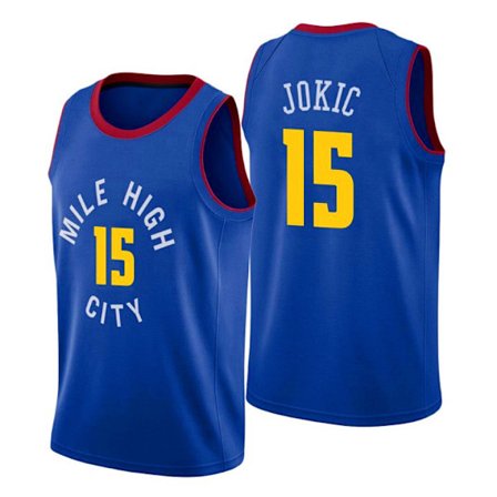 Sportstøj Nikola Jokic Denver Nuggets basketballuniform 15 voksen basketballuniform