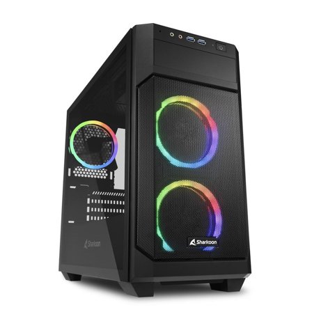 Sharkoon V1000 Rgb Micro Tower Black
