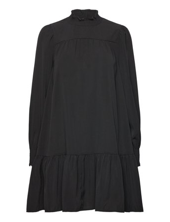 Vmshilah Naja High Neck Dress Wvn Ga Black Vero Moda