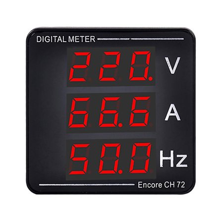 Høyytelses Digital Voltmeter Amperemeter Panel AC50-500V 1-140A LED-skjerm 2025th