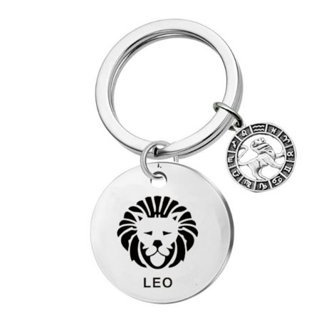 Ny nyckelring i 12 konstellationer i rostfritt stål