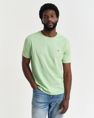GANT - Klassisk t-skjorte i regular-fit til herre apple green
