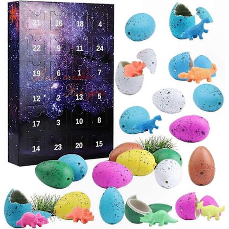 Dinosaur Egg Advent Calendar Christmas Countdown Surprise Gift
