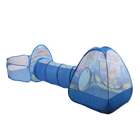 3 in 1 Lasten Leikkitunneliteltat Piirretty Taaperoteltta Ryömintätunnelilla Sisä-/Ulkoleikkeihin