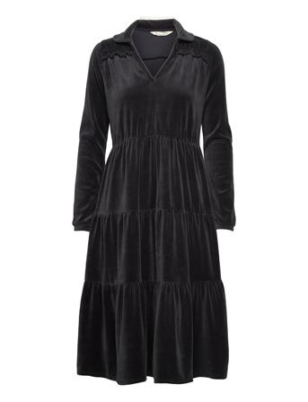 Jocelyn Dress Knälång Klänning Svart ODD MOLLY