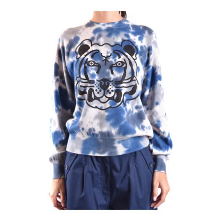 Kenzo, Sweatshirts Hoodies Blauw, Dames, Maat:M