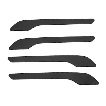 4 stk. dørhåndtak wrap cover ABS ytre håndtak dekorative beskyttelsesklistremerker erstatning for Tesla Model 3 2017?2020 matt svart