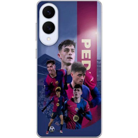Kompatibelt Mobilskal till Samsung Samsung Galaxy S25 Edge Pedri Barcelona Spanien fotboll mittfältare ung talang snabb teknik kreativ spelfördelare