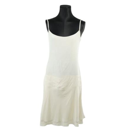 Chanel Vintage Pre-owned Klänning vit, Dam, Dam, Storlek: S