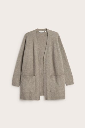 Kappahl | Pitkä neuletakki | Meleerattu beige