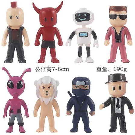 Stumble Guys Figur Legetøj Stumble Guys Figura Anime Actionfigurer Legetøjssæt Til Drenge Pvc Model Samling Legetøj Børn