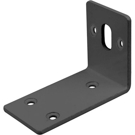 SHINING HOUSE 5 stk. hjørnebraketter med slissehull, 81x59x45mm, festebrakett, 3mm tykkelse, metallhjørnebraketter