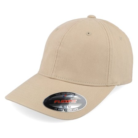 Flexfit - Beige flexfit Czapka Z Daszkiem - Washed Cotton Dad Cap Khaki Flexfit @ Hatstore