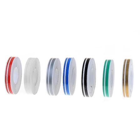 4 mm och 2 mm 980 cm kritstrecksdekaler Vinyltejpset för Universal Fit-fordon, båtar, lastbilar - Vit/svart/röd/blå/gul/grön/silver