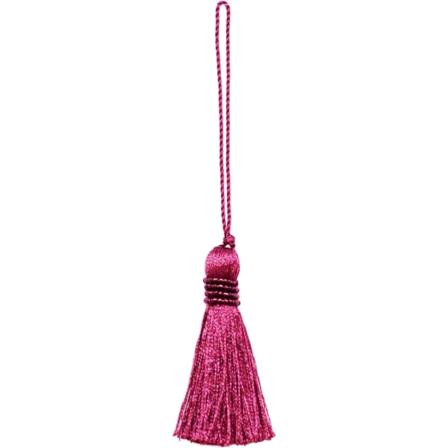 Pärlad nyckeltofs, vackert hänge, dekoration Pink