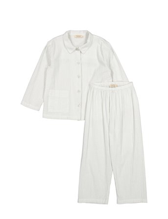 MarMar Copenhagen Pajama Set - White - 80/86