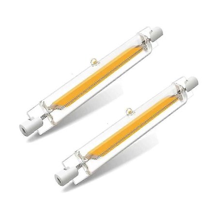 R7S LED 118mm Dimbar Lampa, 20 W R7S LED Glödlampor Ersättning för 200 W Halogenlampor, Varmvit 2-pack
