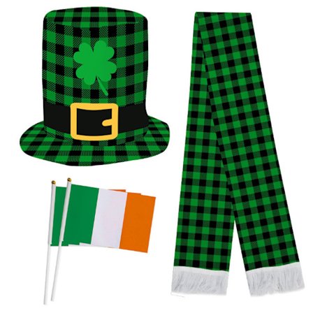 3 delar St. Patrick's Day Party Hat