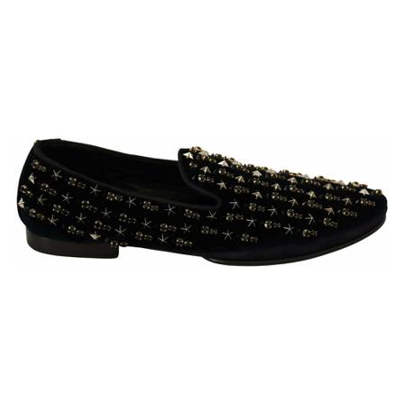 Dolce & Gabbana, Loafers Zwart, Heren, Maat:44 EU,leather