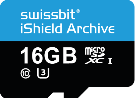 SWISSBIT PS-66u iShield Archive 16 GB microSD Card