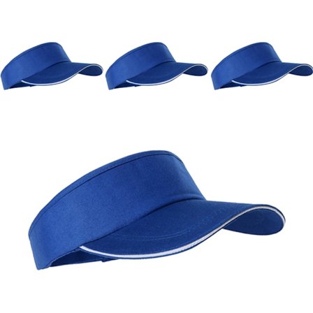 4 st justerbara unisex solskydd keps sport golf tennis andningsbar keps hatt blå