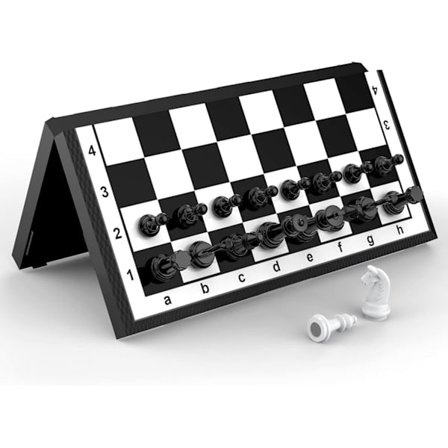 Chess Set Board Game, Travel Magnetic Portable Folding Chess Pieces Sets Traditional Strategy Games Gifts