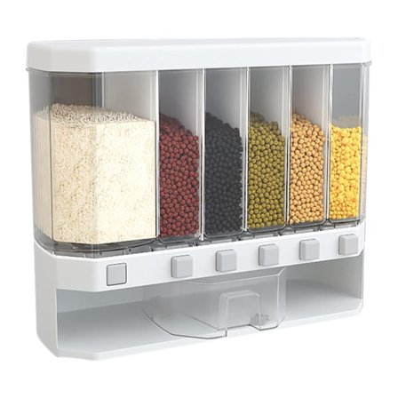 Automatiskt hyllsystem, mångsidig förvaring för godis, spannmål och ris, rymlig interiör med transparent kropp för snabb åtkomst