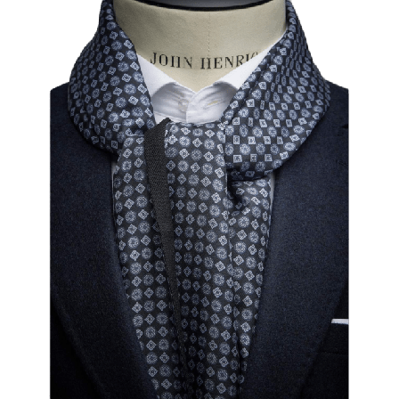 John Henric Wool & Silk Scarf Halsdukar scarves Herr Svart ONESIZE