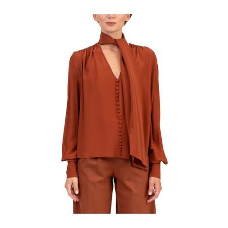 Federica Tosi Shirts Brun, Dame Skjorter