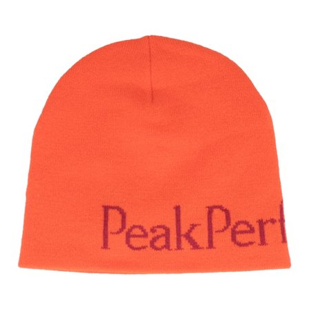 Peak Performance - Oransje traditionalbeanie Lue - Pp Hat Solar Burst/Tech Burgundy Beanie @ Hatstore