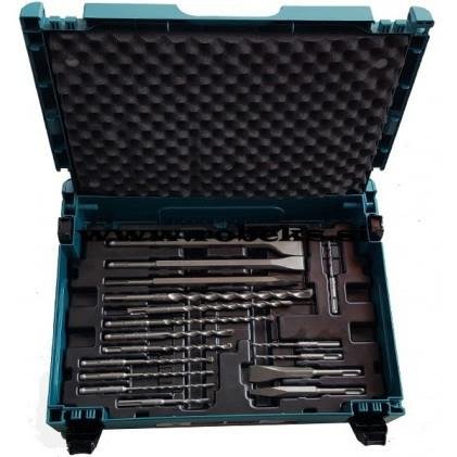Makita B-52059 Bor- og meiselsett SDS-Plus, 17 deler, Maskintilbehør & forbruk