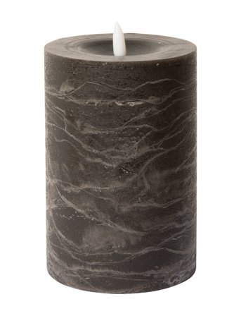 C'est Bon | Rustic Finish Led Pillar Candle | H15CM