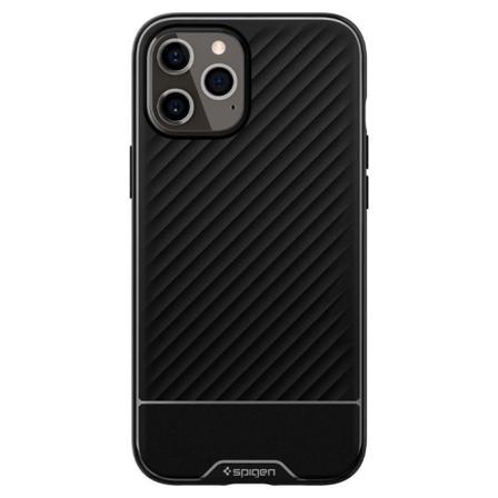 Iphone 12 / 12 Pro - Spigen Core Armor Skal - Svart Black Svart