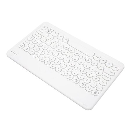 Retro Tangentbord Rund Knapp Ultra Slim Bra Återfjädring Type C Mini Trådlöst Tangentbord för Mobiltelefoner Datorer Laptops