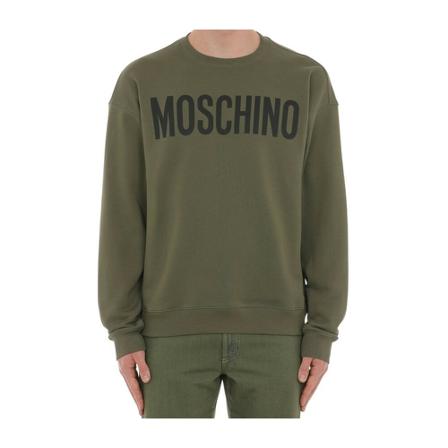 Moschino, Sweatshirt Zielony, Mężczyzna, Rozmiar: S